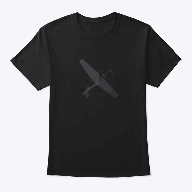 Matte Black Plane Tee