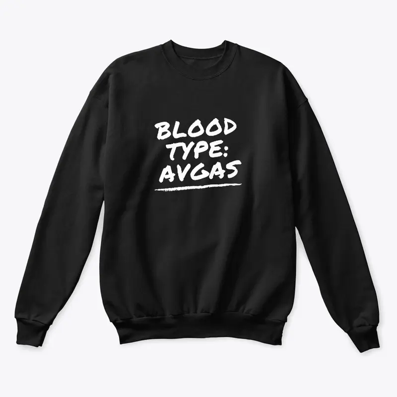 Aviator Blood Type Sweatshirt