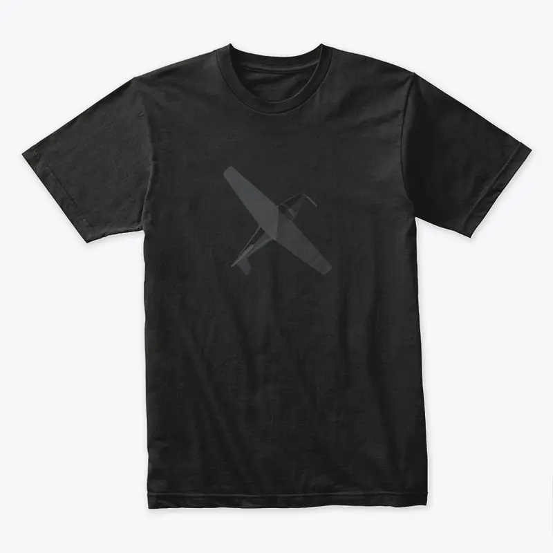 Matte Black Plane Premium Tee